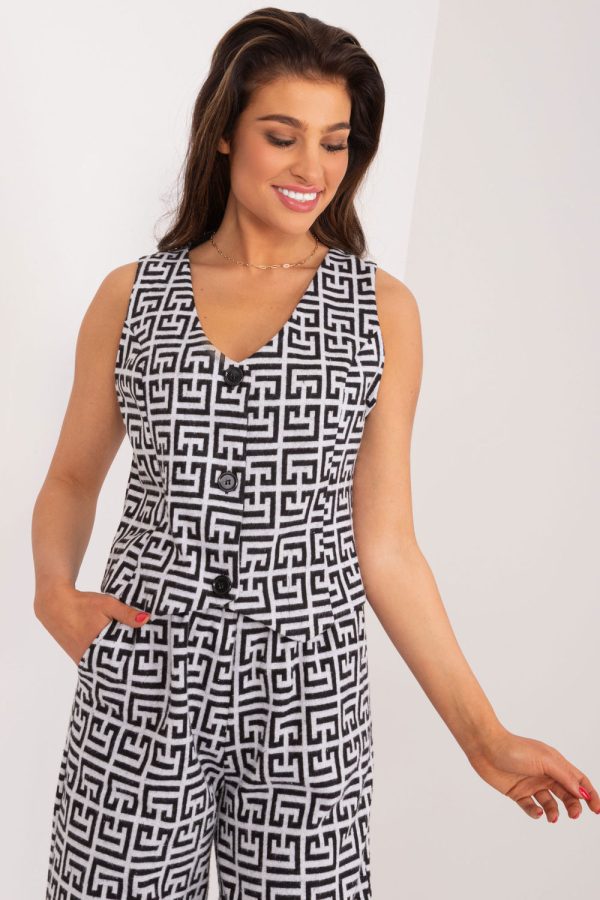 Black Gilet in Jackets, Vests For Women with Cotton and Spandex