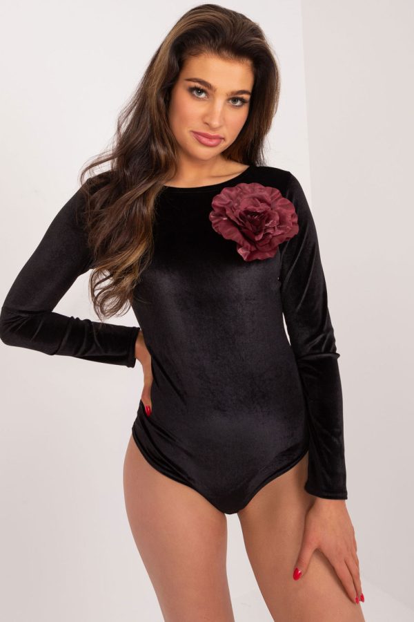 Black Shapewear Body in Shapewear Bodies For Women with Cotton, Spandex and Polyester