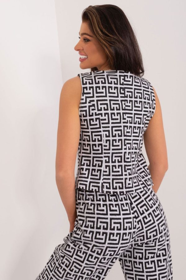 Black Gilet in Jackets, Vests For Women with Cotton and Spandex