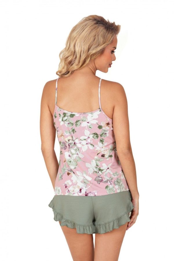 Pink Pyjama in Women`s Pyjamas, Sleepwear Sets with Spandex and Viscose