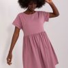 pink Daydress model 192727 Rue Paris