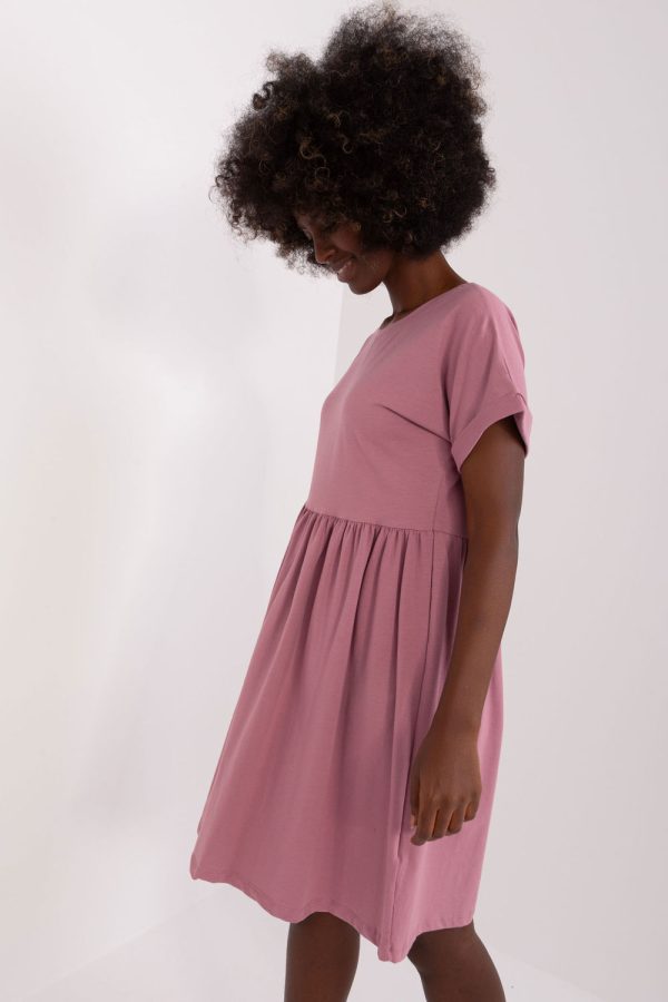 pink Daydress model 192727 Rue Paris