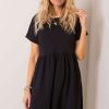 Black Daydress in Day Dresses with Cotton and Spandex