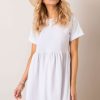 White Daydress in Day Dresses with Cotton and Spandex