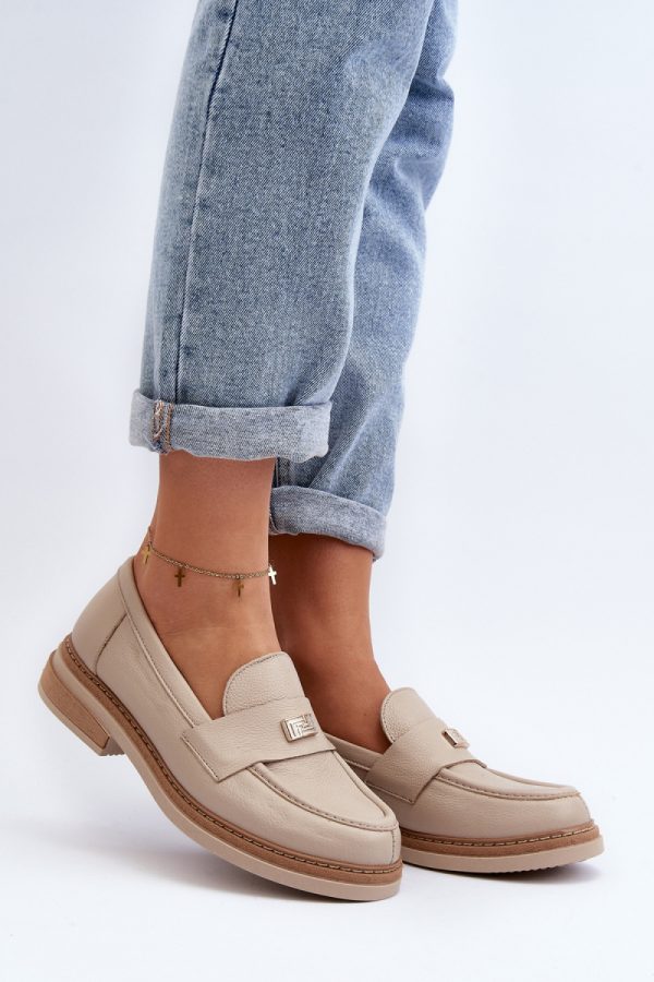 beige Mocassin model 192890 Step in style