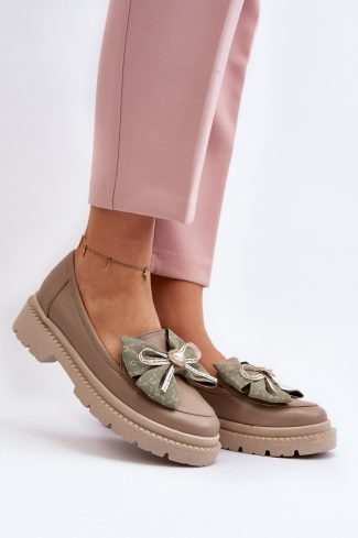 beige Mocassin model 192895 Step in style
