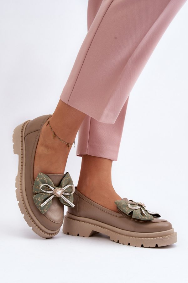 beige Mocassin model 192895 Step in style