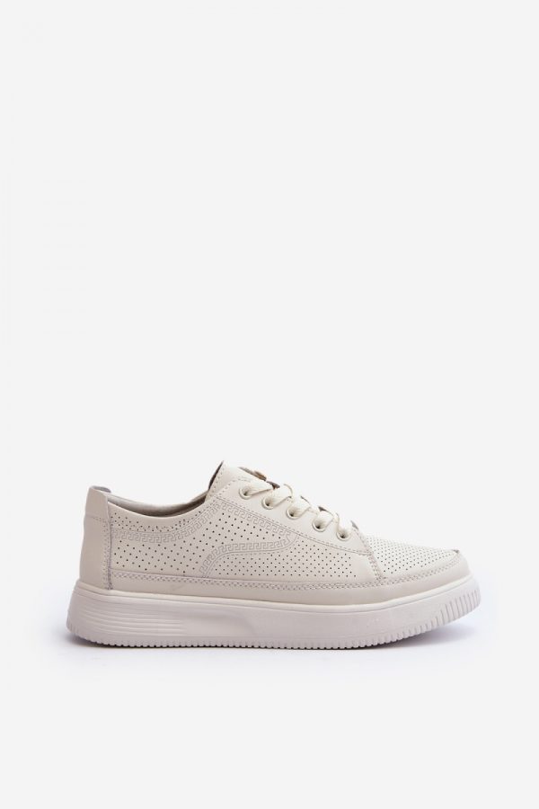 white Platform sneakers model 192935 Step in style