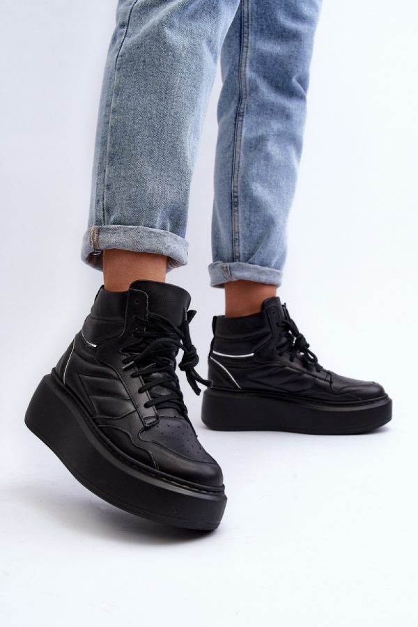 black Sport Shoes model 192937 Step in style