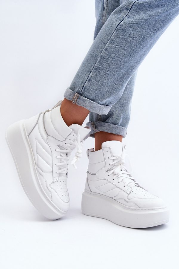 white Sport Shoes model 192939 Step in style