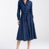 navy blue Daydress model 192968 Nife