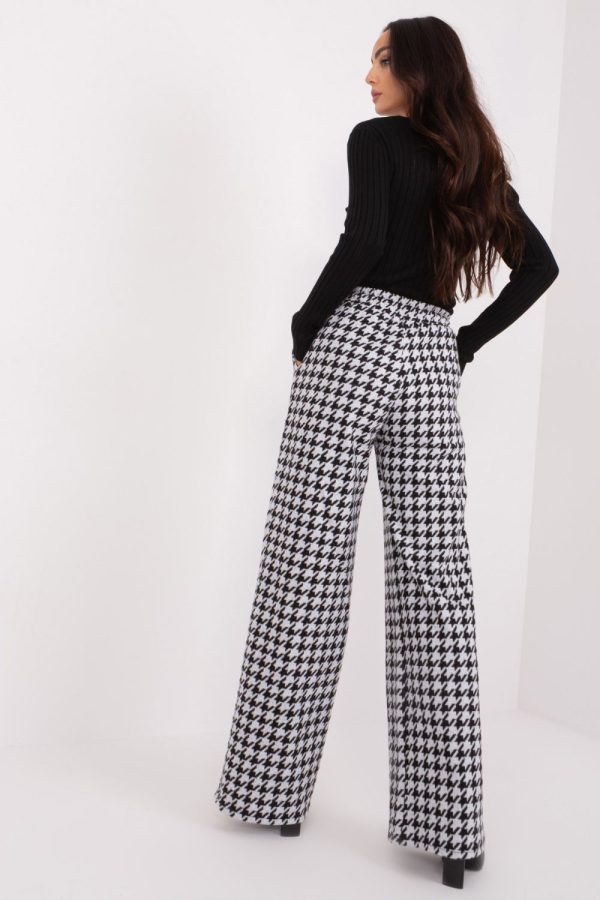 Black Women Trousers in Pants, Trousers, Shorts with Cotton and Spandex
