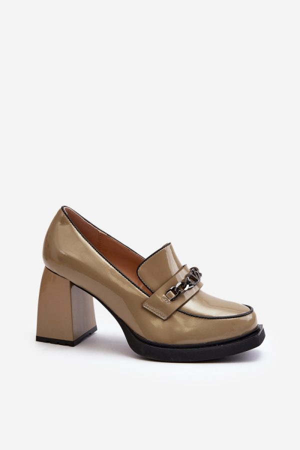 green Block heel pumps model 193347 Step in style