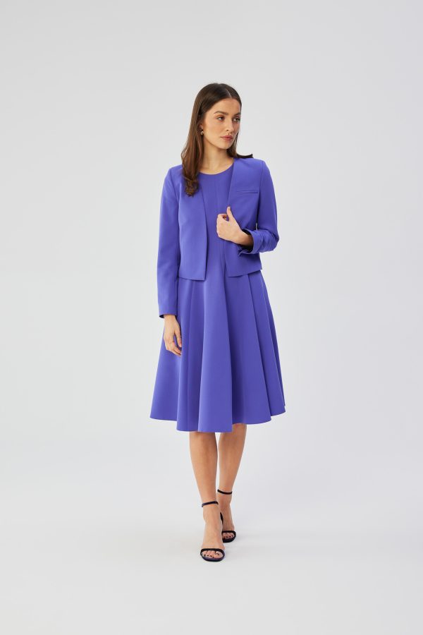 Violet Jacket in Jackets, Vests For Women with Spandex, Polyester and Viscose