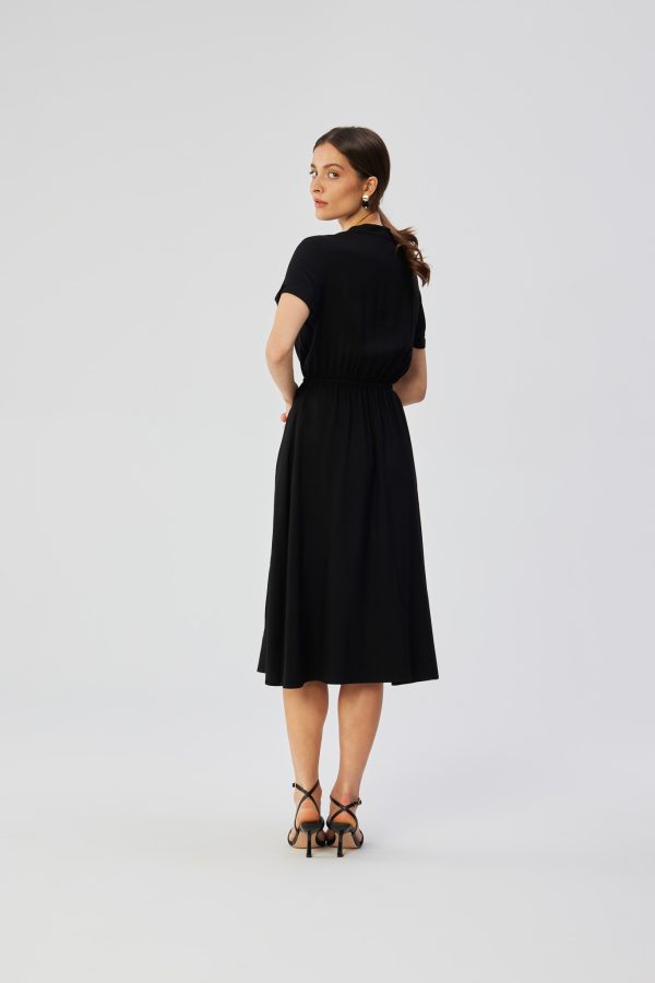 Black Daydress in Day Dresses with Viscose