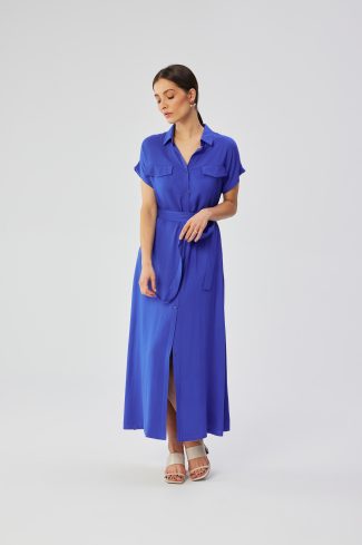 Blue Daydress in Day Dresses with Viscose