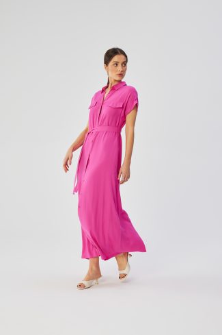 Pink Daydress in Day Dresses with Viscose