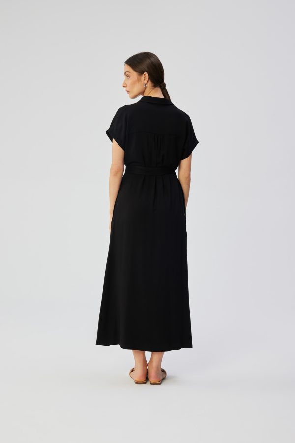 Black Daydress in Day Dresses with Viscose