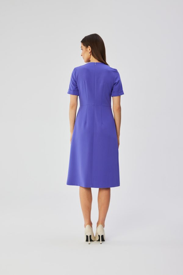 Violet Cocktail Dress in Formal Dresses, Cocktail Dresses with Spandex, Polyester and Viscose