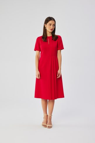 Red Cocktail Dress in Formal Dresses, Cocktail Dresses with Spandex, Polyester and Viscose