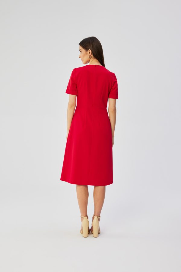 Red Cocktail Dress in Formal Dresses, Cocktail Dresses with Spandex, Polyester and Viscose