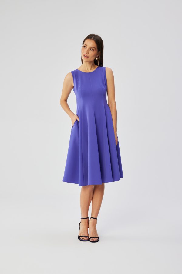 Violet Daydress in Day Dresses with Spandex, Polyester and Viscose