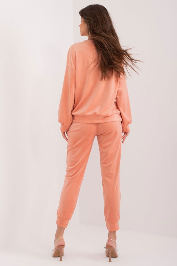 Pink Set in Pants, Trousers, Shorts with Spandex and Polyester