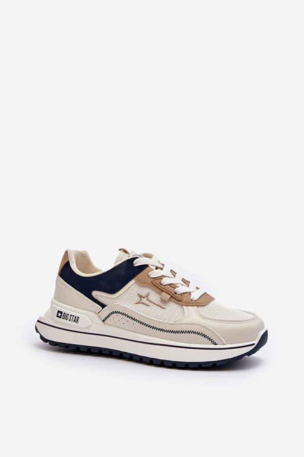 beige Sport Shoes model 193525 Step in style