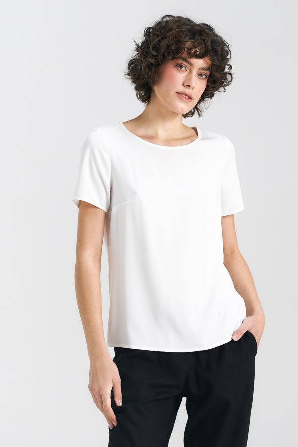beige Blouse model 193806 Nife