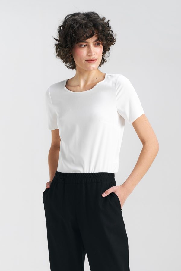 beige Blouse model 193806 Nife