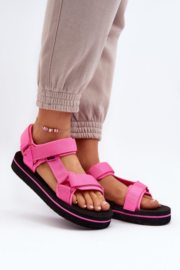 pink Sandals model 193955 Step in style