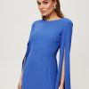 Blue Cocktail Dress in Formal Dresses, Cocktail Dresses with Spandex and Polyester
