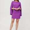 Violet Cocktail Dress in Formal Dresses, Cocktail Dresses with Spandex and Polyester