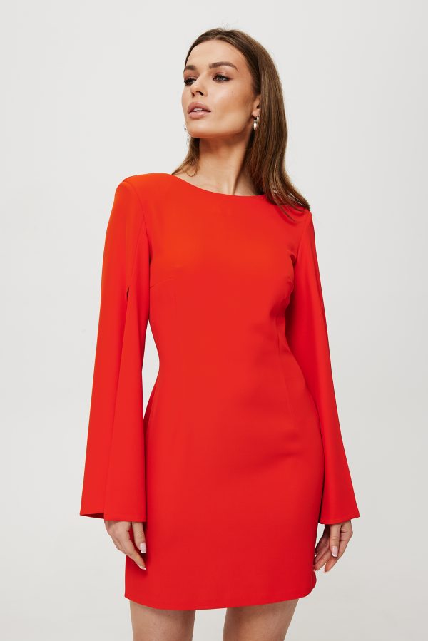 Red Cocktail Dress in Formal Dresses, Cocktail Dresses with Spandex and Polyester