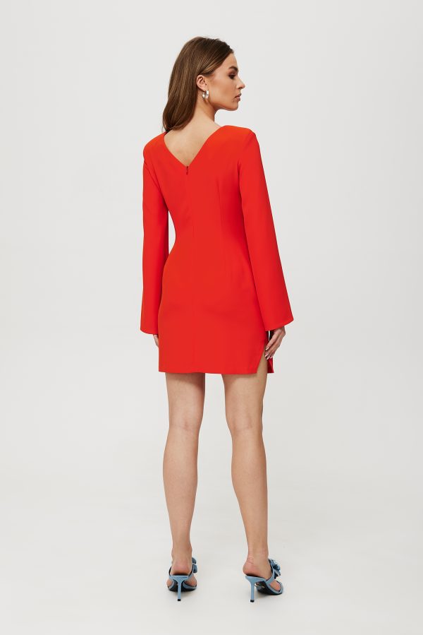 Red Cocktail Dress in Formal Dresses, Cocktail Dresses with Spandex and Polyester