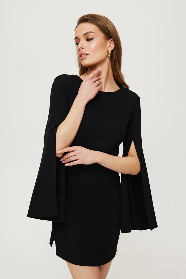 Black Cocktail Dress in Formal Dresses, Cocktail Dresses with Spandex and Polyester
