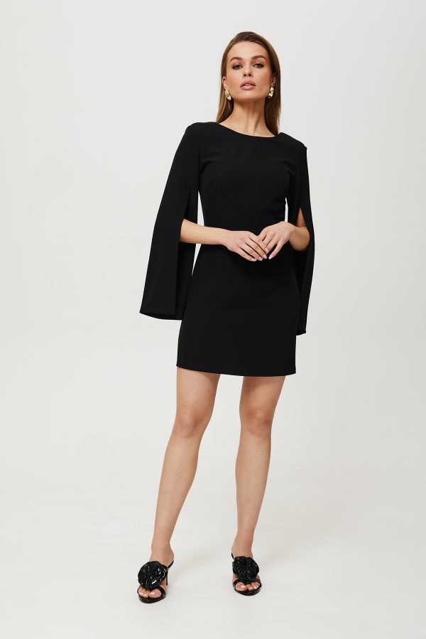 Black Cocktail Dress in Formal Dresses, Cocktail Dresses with Spandex and Polyester