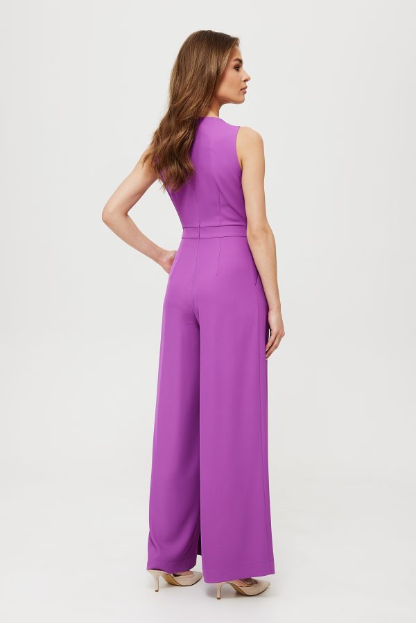 Violet Suit in Playsuits For Women with Spandex and Polyester