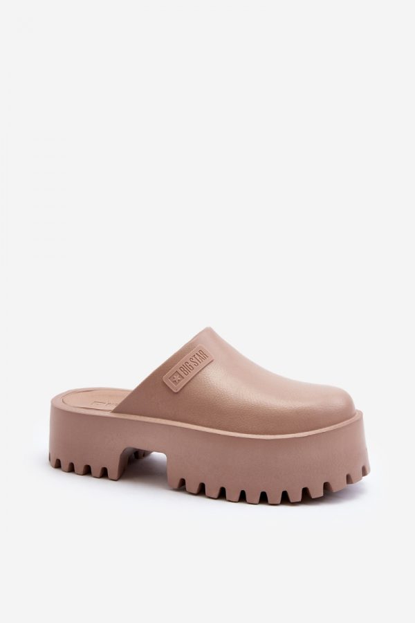 beige Flip-flops model 194120 Step in style