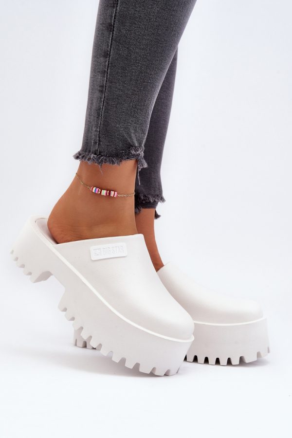 white Flip-flops model 194121 Step in style