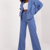 Blue Jacket in Jackets, Vests For Women with Cotton, Spandex and Polyester