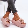 Pink Flip-flops in Sandals & Flip-Flops For Women with Fabric, Footbed and Platform Height
