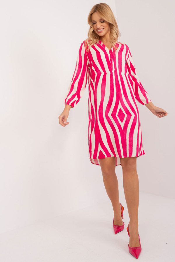 Pink Daydress in Day Dresses with Viscose