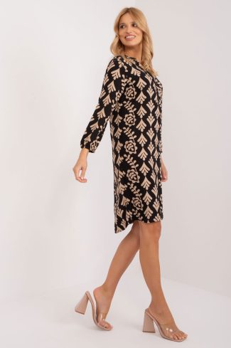 Black Daydress in Day Dresses with Viscose