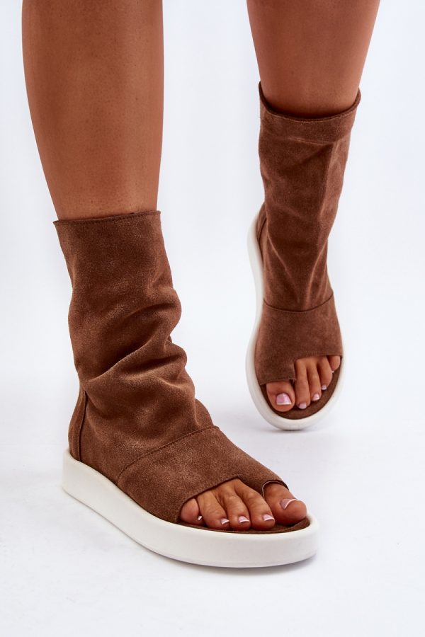 brown Sandals model 194675 Step in style