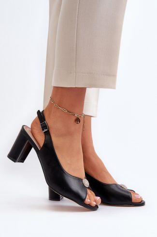 Black Sandals in Sandals & Flip-Flops For Women with Fabric, Footbed and Heel Height