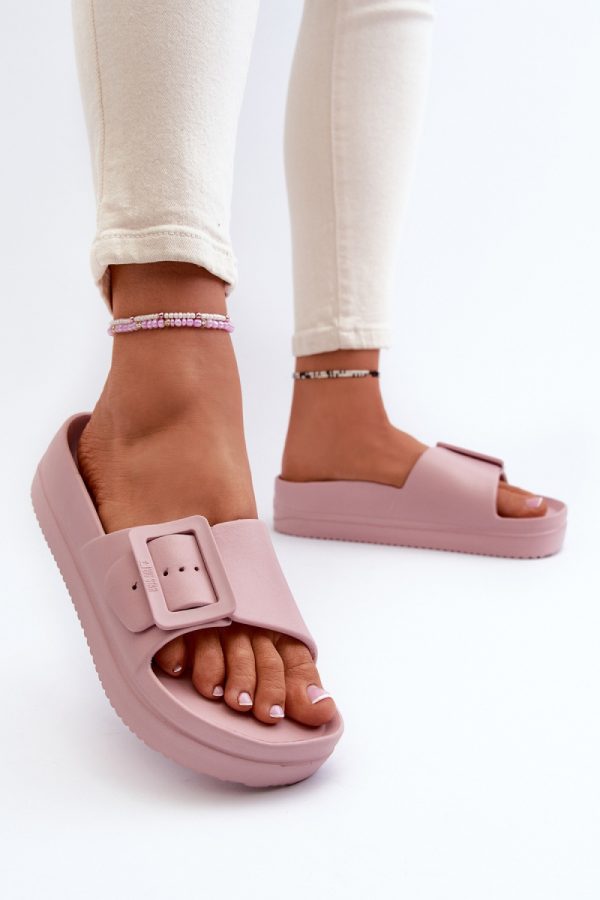 pink Platform sandals model 194985 Step in style