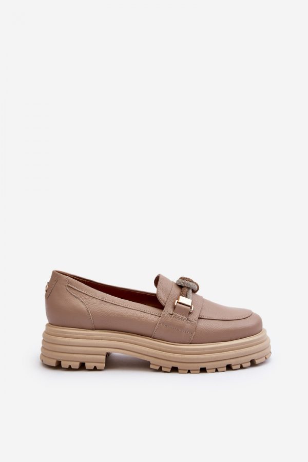 beige Mocassin model 195257 Step in style
