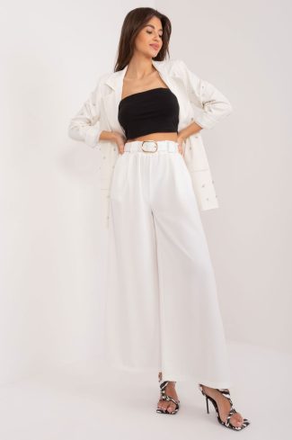 Beige Women Trousers in Pants, Trousers, Shorts with Spandex and Polyester