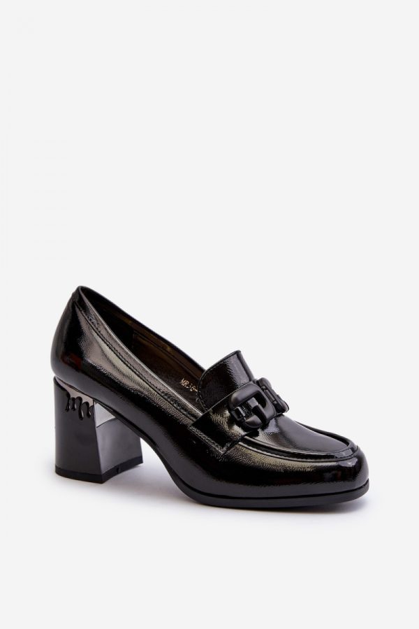 Black Heeled Low Shoes in Women`s Ankle Boots & Booties with Fabric, Footbed, Upper Height and Heel Height